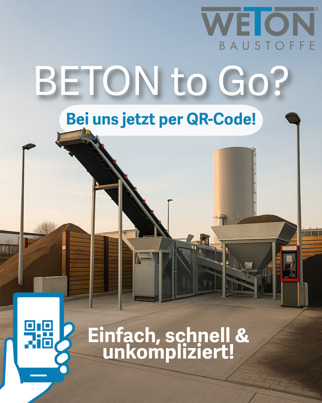 Betontankstelle mit WETON